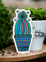 Cactus 3 Vinyl Sticker - Matte Textured