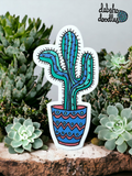 Cactus 2 Vinyl Sticker - Matte Textured