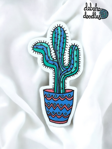 Cactus 2 Vinyl Sticker - Matte Textured