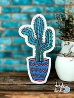 Cactus 2 Vinyl Sticker - Matte Textured