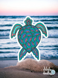 Turtle Vinyl Sticker - Matte Textured