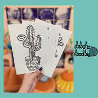 Cactus Trio bundle (monochrome)