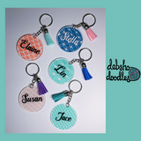 Customisable Acrylic Keychain (order of less than 10 pcs)