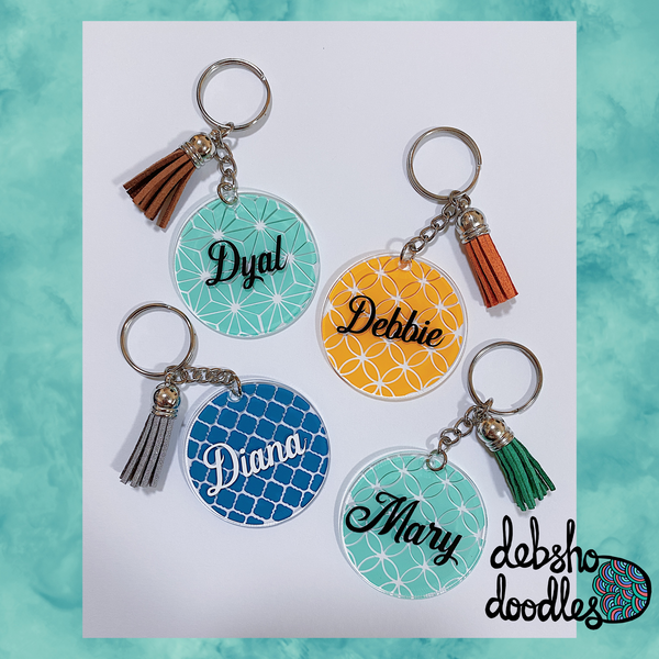 Customisable Acrylic Keychain (order of l0 pcs or more)