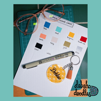 Customisable Acrylic Keychain (order of less than 10 pcs)