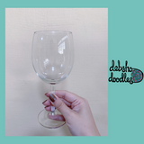 Personalised Wine Glass
