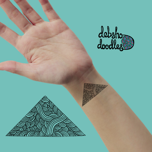 Triangle 4 Tattoo Sticker
