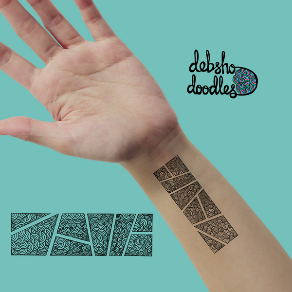 Geometric Tattoo Sticker