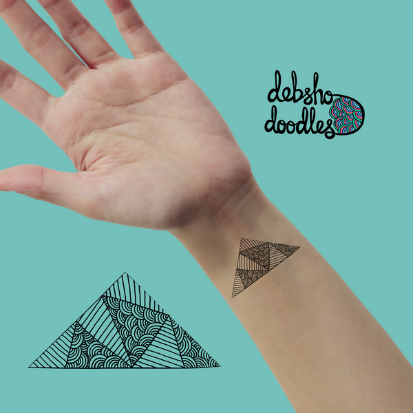 Triangle 1 Tattoo Sticker